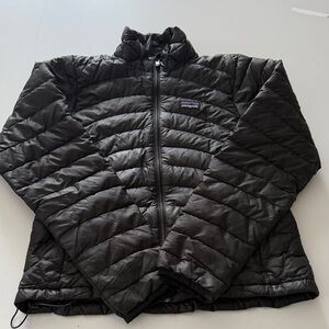 Patagonia women’s Black down sweater  Quilted Jacket size small
